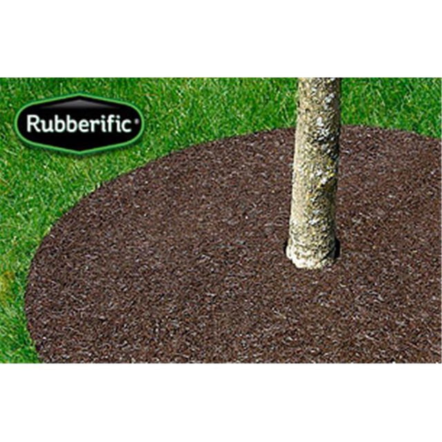 International Mulch Rubberific Anneau d'Arbre Brun de 24 Po, Lot de 3