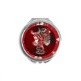 thumbnail image 1 of sp Joyeux Nouvel An Main de Fleur Miroir compact Rond portable Poche Verre, 1 of 3