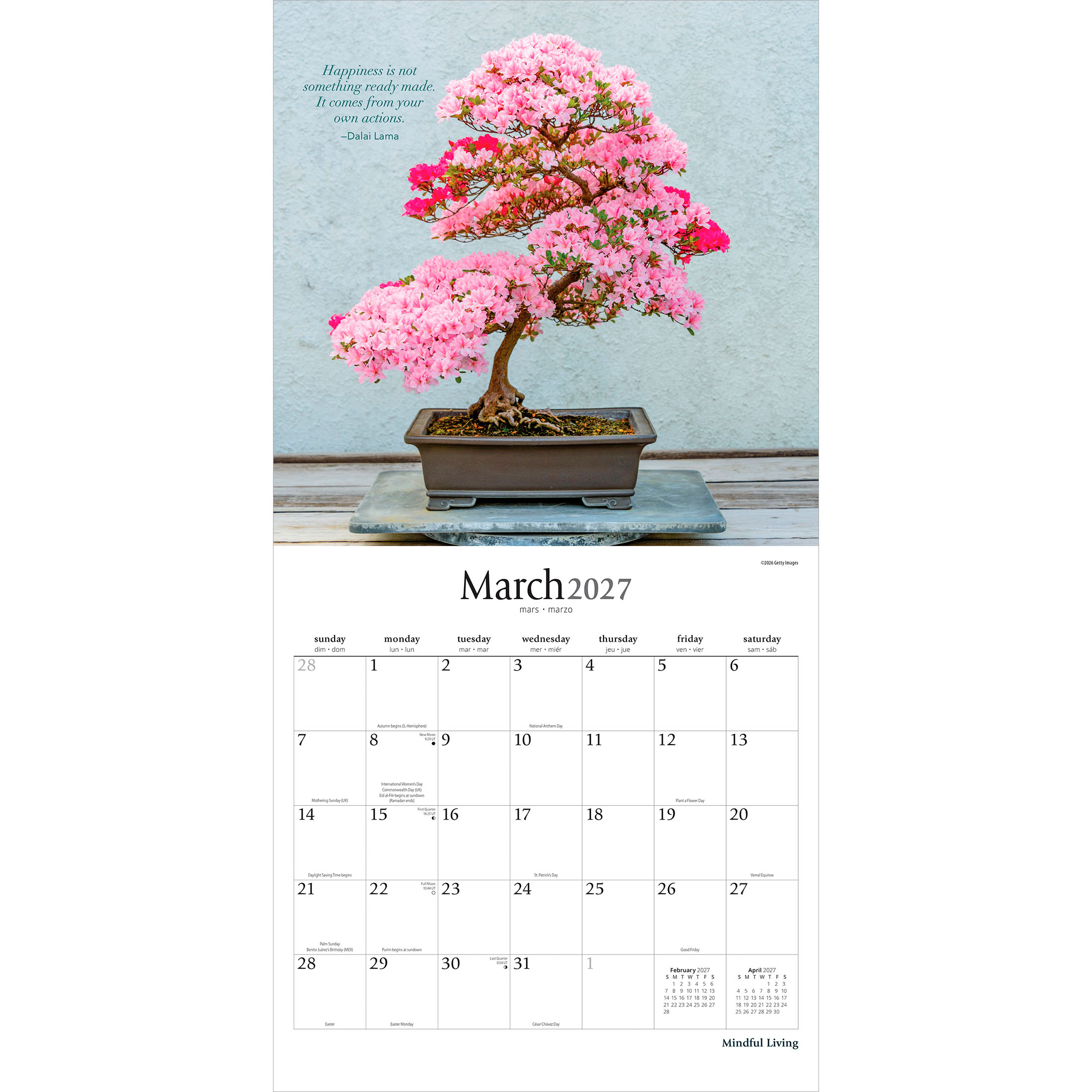 Mindful Living 2027 Carré Brush Dance