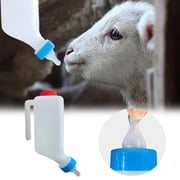 Pet Feeding Supplies Baby Bottles 800ml Lamb Baby Bottle With Scale Hanging For Milk Feeding Calf Sheep Nursing Bottle With Handle Soft Nipple Flow Control