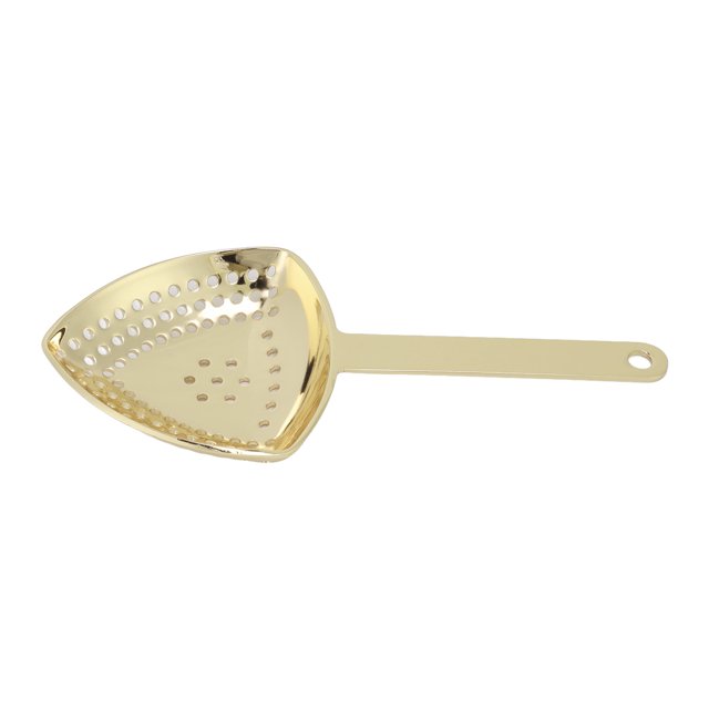 Bar Strainer, Fine Filtration Cocktail Strainer Hand Stress Reduction Unbending For Kitchen For Bar Mirror Finish,Gold Plated,Copper Plated