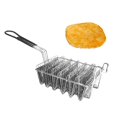 thumbnail image 3 of Langgg Porte-Tacos pour Friteuse à Coquilles Profondes Panier Frit Contenant Support 6 Coquilles, 3 of 8