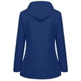thumbnail image 3 of iHPH7 Manteau de Pluie Compressible Long Manteau de Pluie Femme Imperméable Manteau de Randonnée Imperméable Manteau de Pluie Femme Imperméable Trench-Coat Femme Manteau de Pluie de Randonnée Femme Bleu P, 3 of 4