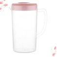 thumbnail image 4 of SHISUYAN 2200ML Large Capacity Beverage Storage Container Heat Resistant Cold Water Jug Plastic Juice Pitcher Household Teapot Kettle (Pink), 4 of 8