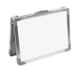 MesaSe Tableau blanc magnétique Tableau blanc portable magnétique Bureau double face Easel blanc pliable(15.75X11.81X7.87Inch)