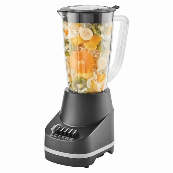 Mainstays 6 Speed Blender avec bocal de 48 onces avec lame en acier inoxydable, noir