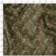 thumbnail image 4 of Soimoi Green polyester Crepe Fabric Leopard Animal Skin Decor Fabric Printed Yard 42 Inch Wide, 4 of 6