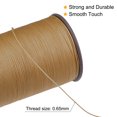 thumbnail image 4 of Unique Bargains Thin Waxed Thread 93 Yards 0.65mm Polyester String Cord for Machine Sewing Hand Quilting Weaving, Wood Brown, 4 of 5