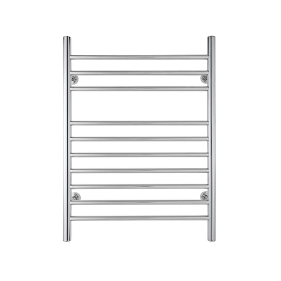 Infinity Towel Warmer, Polished, Dual Connection, 10 Bars