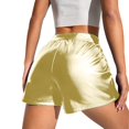 thumbnail image 3 of Clearance Sale 2025 Intimates Ladies Leather Shorts Multi Colored High Waisted Stretch Casual Shorts, 3 of 5