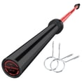 thumbnail image 1 of 7FT Barbell Weight Bar 1500LB Capacity Fit 2" Standard Weights for Powerlifting & Strength Training, 1 of 6