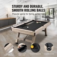 thumbnail image 3 of VEVOR Billiards Table, 7 ft Pool Table, Adjust Legs Stable Billiards Table, Pool Table Set Includes Balls, Cues, Chalks and Brush, 3 of 9