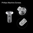 thumbnail image 4 of Unique Bargains M6x16mm Plastic Phillips Machine Screws, PC Flat Head Machine Bolts 10 Pack, 4 of 4