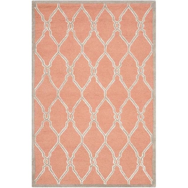 Kingfisher Lane Tapis Transitionnel Corail - 5 Pieds x 8 Pieds