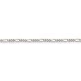 thumbnail image 2 of Sterling Silver 3.5mm Figaro Chain (Weight: 14.18 Grams, Length: 26 Inches), 2 of 4