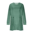 thumbnail image 4 of Chandail en Molleton Surdimensionné pour Femmes Col Rond Manches Longues Pull Décontracté Confortable Tenues de Mode Automne Vêtements 2024, 4 of 6