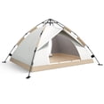 thumbnail image 4 of Quick Open Tent, Easy Pop Up Tent Automatic Rainproof  for Camping White Single Layer, 4 of 8