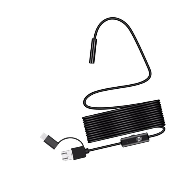 Portable 8mm Endoscope Camera Waterproof Endosocope for Smartphones PC 1m