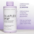 thumbnail image 3 of Olaplex No. 4P Blonde Enhancer Toning Shampoo 8.5 fl oz, 3 of 6