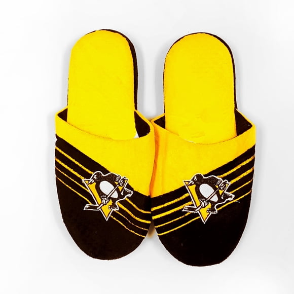 Pittsburgh Penguins NHL Men's Big Logo Slipper - Forever Collectibles