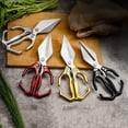 thumbnail image 3 of Multifunctional Heavy Duty Kitchen Shears Stainless Steel All Purpose Ergonomic Grip Easy to Clean for Poultry Meat Vegetables Herbs Nuts Dining Cooking, 3 of 3