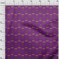 thumbnail image 2 of oneOone Georgette Viscose Fabric Leaves & Floral Block Print Fabric By The Yard 42 Inch Wide, 2 of 4