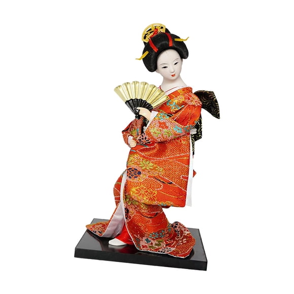 GROWTH TANK Poupée Geisha Japonaise Kimono 12 Pieds' Poupée Asiatique pour Décoration d'Ornement à la Maison A