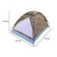 thumbnail image 3 of TIMIFIS Camping Tente pour 2 Personnes, Tente de Camping Extérieure à Étages et à Portes, Tente Camouflage pour Voyager, Sac à Dos, Randonnée, Camping et Randonnée en Plein Air, 3 of 7