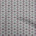 thumbnail image 1 of oneOone Viscose Chiffon Fuschia Pink Fabric Asian Block Craft Projects Decor Fabric Printed By The Yard 42 Inch Wide, 1 of 4