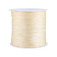 thumbnail image 4 of 100M x 0.8mm Nylon Chinese Knot Cord Rattail Macrame Shamballa Thread String Beige Chinese Knot Cord, 4 of 4