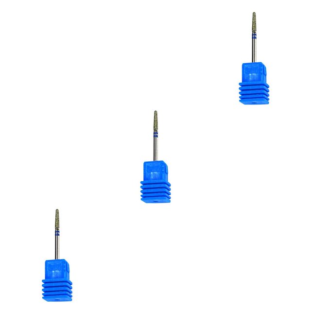 QualitChoice Ceramic Nail Grinding Drill Bit Gel Removal Manicure Polishing Tool No.10 3Set