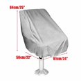thumbnail image 3 of Boat Seat Cover Ultraviolet Resistant Sleeve Protector Pedestal Pontoon Boat Bench Chair Helm Protective Covers, 3 of 8