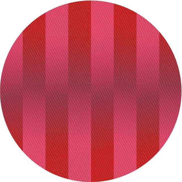 Ahgly Company Tapis d'Intérieur Lavables en Machine, Ronds Transitionnels Rouge Cramoisi, Ronds de 4'