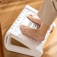 thumbnail image 4 of mmirethe Adjustable Foot Rest-- Improved Posture Solemassage Thicken Plastic for Work White, 4 of 9