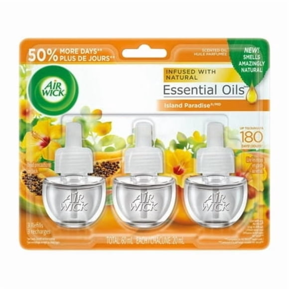 Air Wick Island Paradise Plug-In Air Freshener Scented Oil Refills