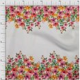 thumbnail image 1 of oneOone Polyester Lycra Fabric Leaves & Flower Panel Print Fabric BTY 56 Inch Wide, 1 of 1