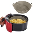 thumbnail image 1 of Fiudx Casserole de Friteuse Poêle de Cuisson pour Friteuse Plateau de Friteuse, 1 of 7