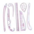 thumbnail image 2 of Dress Makers Ruler Styling Sewing French Curve Ruler Set Fashion Design Rulers Metric Rulers Set for Pattern Makers, Tailors 7 Pieces, 2 of 8