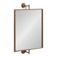 thumbnail image 1 of Kate and Laurel Darbridge Miroir Pivotant Rectangulaire, Or 20x31, 1 of 9