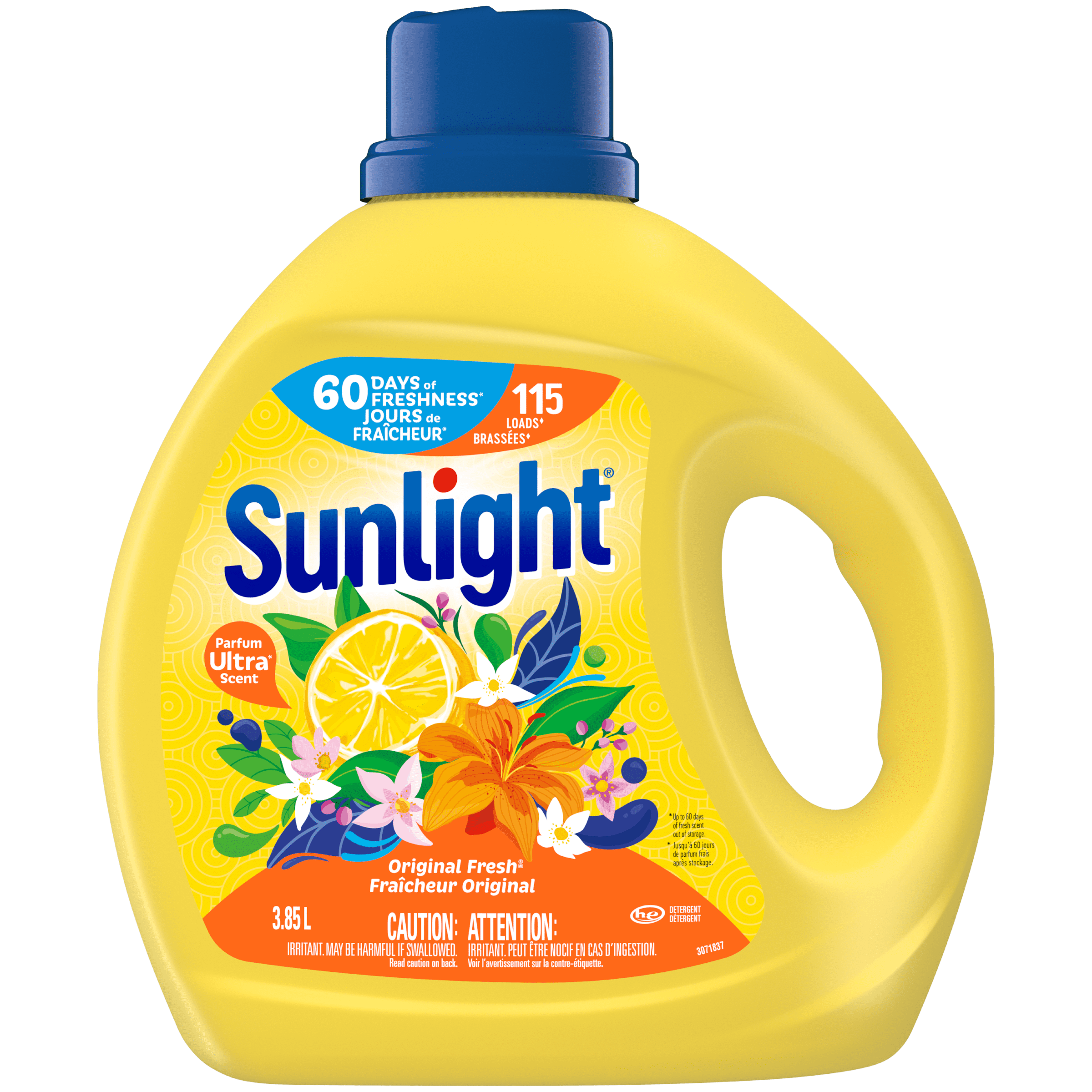 Sunlight® Original Fresh – Liquid Detergent 3.85L, 115 Wash Loads