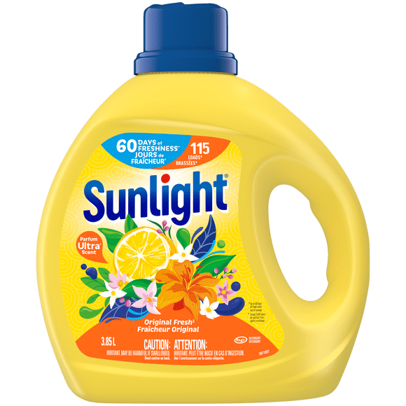 Sunlight® Original Fresh – Liquid Detergent 3.85L, 115 Wash Loads