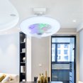 thumbnail image 5 of EGNMCR Modern Ceiling Fan Light 10.6inch Low Profile Ceiling Fan LED Dimmable With Light Kit Lamp For Bedroom Bathroom Indoor Ceiling Fan Ceiling Fan Light, 5 of 5