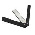 thumbnail image 2 of Sharpener Double Sided Portable Mini Foldable Sharpening Stone Kitchen Handheld Whetstone Household Tools Home for Hiking Black, 2 of 9