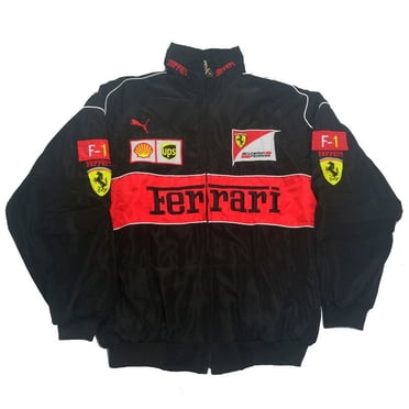 Veste de Course F1 Tous Styles Combinaison de Course Brodée Veste de Moto Combinaison de Course d'Équipe F1 Style 11