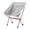 Grey, variant on Kbndieu Camping Chairs Folding Chair 7075 Aluminum Alloy Convenient Lazy Backrest Leisure Home Camp Fishing Chair Home Essentials