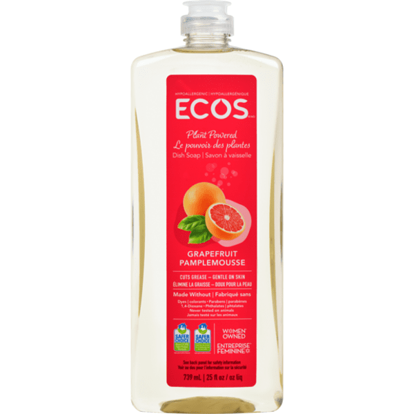 Ecos Grapefruit Dishmate Dish Liquid