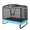 Black, Blue, variant on Gymax 6FT Kids Recreational Trampoline W/Swing Safety Enclosure Indoor/Outdoor Blue