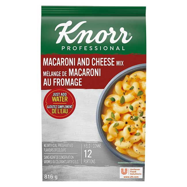 Knorr Professional Macaroni Cheese Pasta, 816 g -- 4 per case