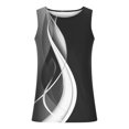 thumbnail image 3 of Birdeem Nouveau Gilet d'Été Décontracté pour Hommes, Imprimé Sport, Col Rond, 3 of 9