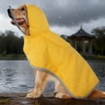 thumbnail image 4 of Imperméable pour Chien avec Capuchon Transparent et Caractéristiques Réfléchissantes pour l'Extérieur, 4 of 4